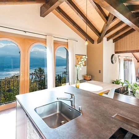 Casa Luna - Wonderful Lake View Brione sopra Minusio Exteriör bild