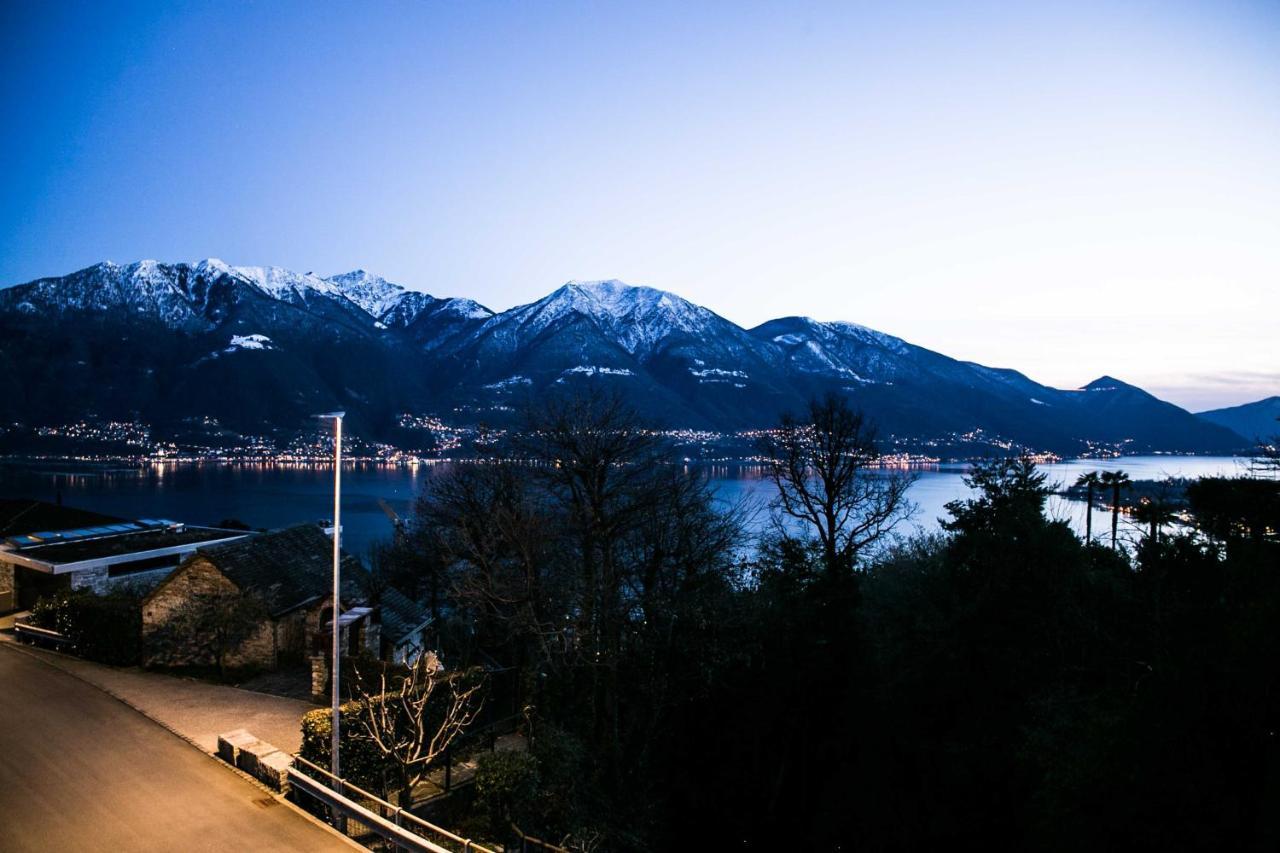 Casa Luna - Wonderful Lake View Brione sopra Minusio Exteriör bild