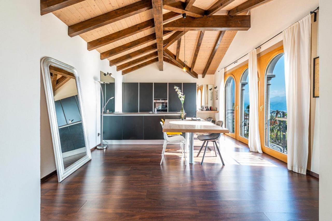 Casa Luna - Wonderful Lake View Brione sopra Minusio Exteriör bild