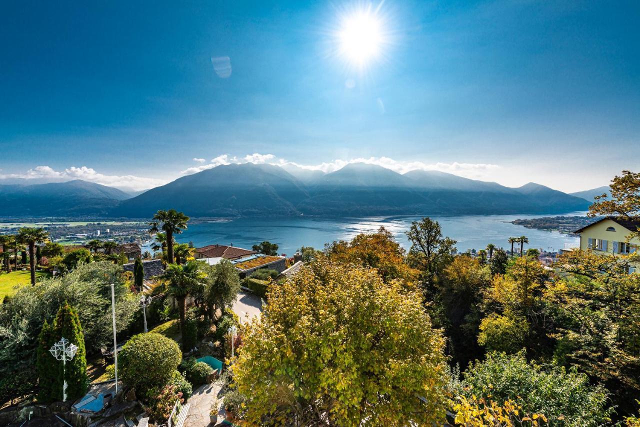 Casa Luna - Wonderful Lake View Brione sopra Minusio Exteriör bild