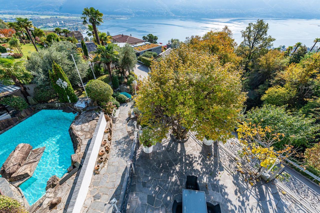 Casa Luna - Wonderful Lake View Brione sopra Minusio Exteriör bild
