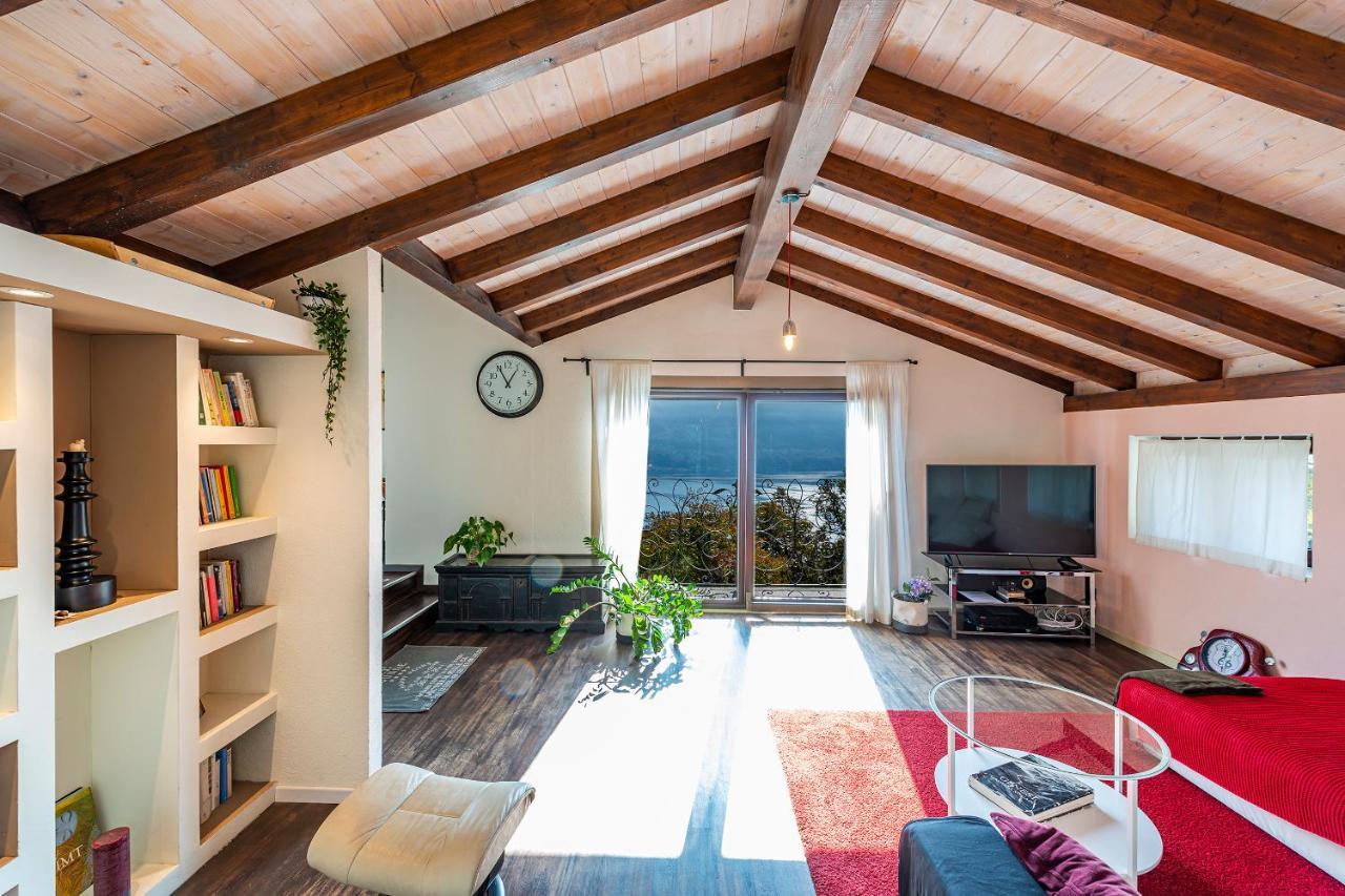 Casa Luna - Wonderful Lake View Brione sopra Minusio Exteriör bild